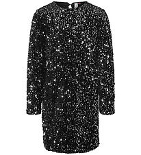 Vero Moda Girl Kjole - VmBella - Black/Silver Sequins
