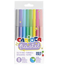 Carioca Tuscher - 8 stk - Pastel