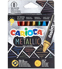 Carioca Voksfarver - 8 stk - Metallic