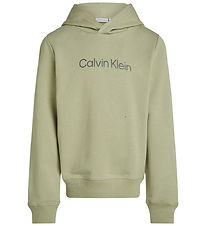 Calvin Klein Hættetrøje - Logo Reg. Terry - Misty Vale