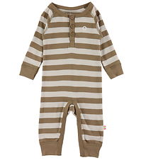 Katvig Heldragt - Brun/Beige Stribet