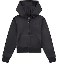 Juicy Couture Cardigan - Velour - Halan Oversized - Sort