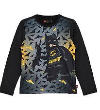 LEGO® Batman Bluse - LWTano 601 - Sort m. Print
