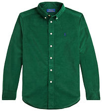 Polo Ralph Lauren Skjorte - Fløjl - Grøn