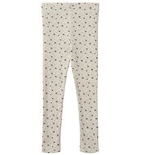 Fliink Leggings - Kelly - Sandshell m. Sløjfer