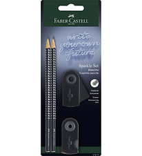 Faber-Castell Blyantsæt - Sparkle - 4 Dele - Sort