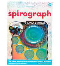 Spirograph Tegnesæt - 10 Dele - Value - Scratch & Shimmer