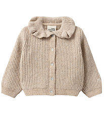 Sofie Schnoor Cardigan - Strik - Uld - Ecru Melange