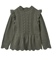 Fliink Bluse - Strik - Alilly Peplum - Beetle