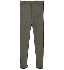 Fliink Leggings - Strik - Benna Rib - Beetle