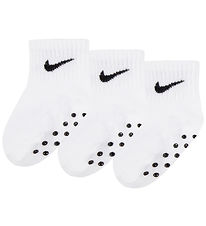 Nike Strømper - 3-pak - Non-Slip - Hvid