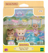 Sylvanian Families - Vuggestuevenner - Badebassin Trio - 5749