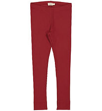 MarMar Bukser - Rib - Leg - Hibiscus Red