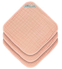 Lässig Vaskeklud - Musselin - 3-pak - Light Pink