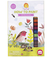 Tiger Tribe Farvesæt  How To Paint - Watercolour