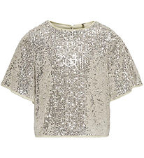 Kids Only T-shirt - KogFransa - Moonbeam m. Palietter