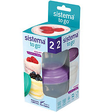 Sistema Beholdere - Yogurt 2-Pack - 150 ml - Turkis/Lilla