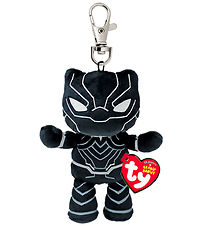 Ty Nøglering m. Bamse - Beanie Babies - 10 cm - Marvel Black Pan
