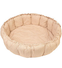 Play&Go Legetæppe - 3-i-1 - Ø130 cm - Bloom Stripes Brown