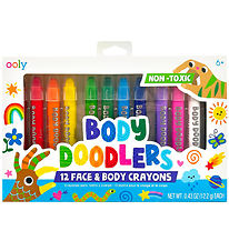 Ooly Farver til Kroppen - 12 stk - Face & Body Crayons