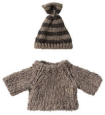 Maileg Sweater/Hat - Strik - Mus - Storebror