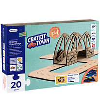 Crateit Kreasæt - Crateit Town - Træ - Dreamy Drawbridge - 20 De