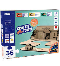 Crateit Kreasæt - Crateit Town - Træ - Pakeringsområde - 36 Dele