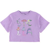 Stella McCartney Kids T-shirt - Cropped - Lilla m. Bomster