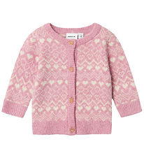 Name It Cardigan - Strik - NbfSolly - Mauve Orchid