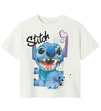 Name It T-shirt - NkfDiri Stitch - Cloud Dancer