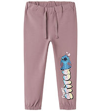 Name It Sweatpants - NmfJessi Stitch - Elderberry