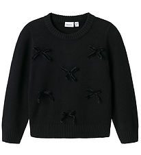 Name It Bluse - Strik - NmfRonja - Black