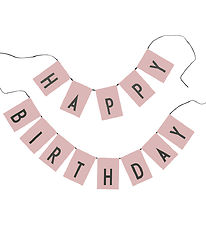 Design Letters Flagranke - 2 flag i 1 - 11x16 cm - Pink