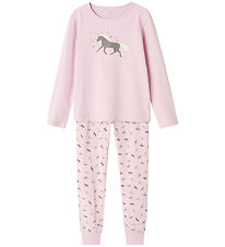 Name It Nattøj - Noos - NkfNightset - Corsage m. Print