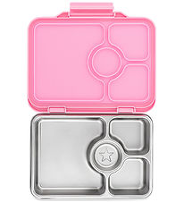Yumbox Madkasse m. 4 Rum - Bento Steel - Versailles Pink