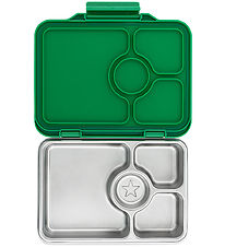 Yumbox Madkasse m. 4 Rum - Bento Steel - Pomme Green