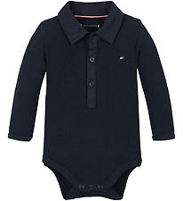 Tommy Hilfiger Polobody l/æ - Rib - Dark Night Navy