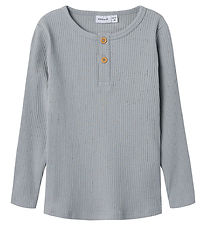 Name It Bluse - Rib - NmmBart - Quarry