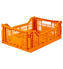 Aykasa Foldekasse - 40x30x15 cm - Midi - Neon Orange