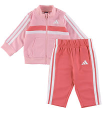 adidas Performance Træningssæt - I 3S Tib TS - Trupnk/White/Pnkf