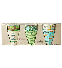 Rice Kopper - Melamin - 6 stk. - 160 ml - Mint/Wildlife