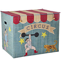 Rice Opbevaringskurv - Raffia - Foldbar - Circus