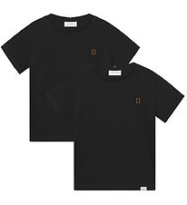 Les Deux T-shirt - 2-pak - Nørregaard - Sort