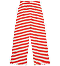 The New Bukser - Rib - TnMoore Wide - Poppy Red Striped