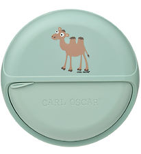 Carl Oscar Snackboks - MiniDisc - 12 cm - Grøn m. Kamel