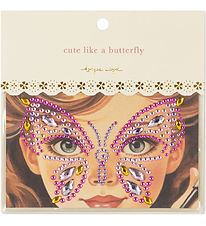 Konges Sløjd Udsmykningssæt - Butterfly Face Jewels