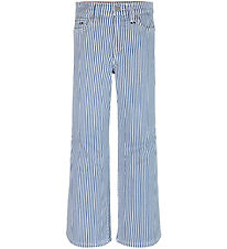 Tommy Hilfiger Jeans - Striped Denim - Blå/Hvid