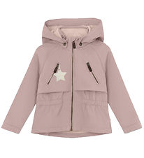 Mini A Ture Softshelljakke m. Fleece - MatAlgea - Cloudy Rose