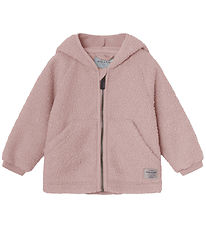 Mini A Ture Fleecejakke - Teddy - MatLiff - Cloudy Rose