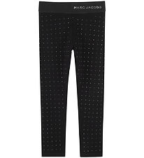 Little Marc Jacobs Leggings - Sort m. Similisten